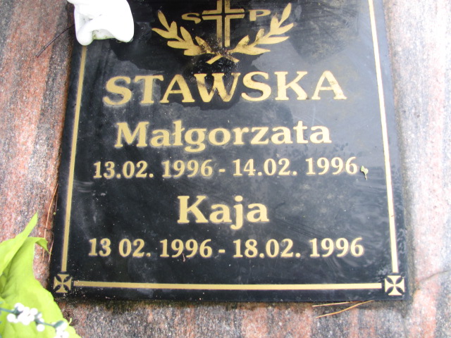 Małgorzata Stawska 1996 Kędzierzyn - Koźle - Grobonet - Wyszukiwarka osób pochowanych