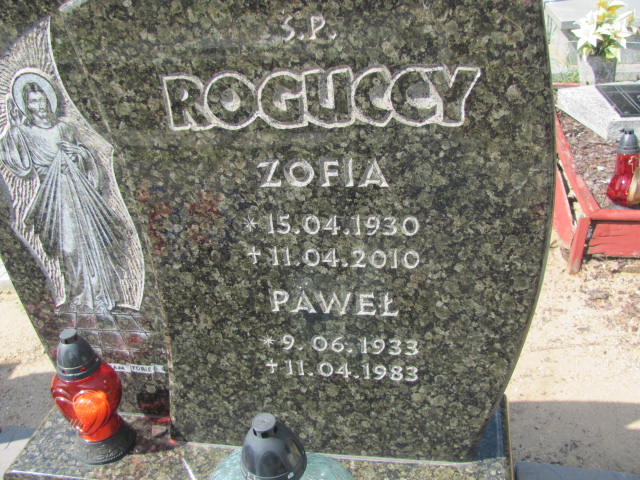 Zofia Rogucka 1930 Kędzierzyn - Koźle - Grobonet - Wyszukiwarka osób pochowanych