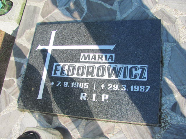 Paweł Fedorowicz 1910 Kędzierzyn - Koźle - Grobonet - Wyszukiwarka osób pochowanych