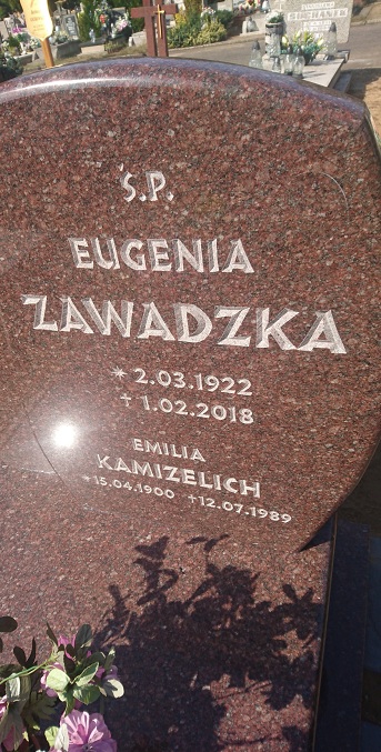 Grób Eugenia Zawadzka