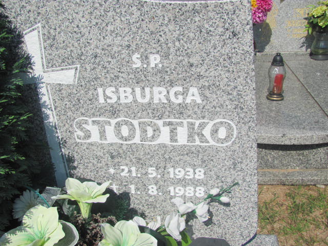 Isburga Stodtko 1938 Kędzierzyn - Koźle - Grobonet - Wyszukiwarka osób pochowanych