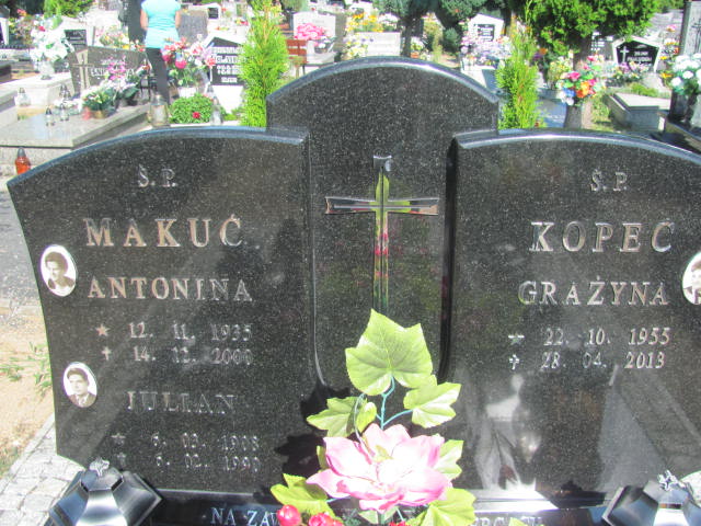 Grażyna Kopeć 1955 Kędzierzyn - Koźle - Grobonet - Wyszukiwarka osób pochowanych