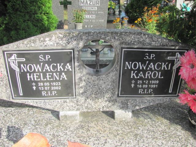 Karol Nowacki 1909 Kędzierzyn - Koźle - Grobonet - Wyszukiwarka osób pochowanych