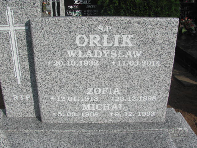 Michał Orlik 1908 Kędzierzyn - Koźle - Grobonet - Wyszukiwarka osób pochowanych