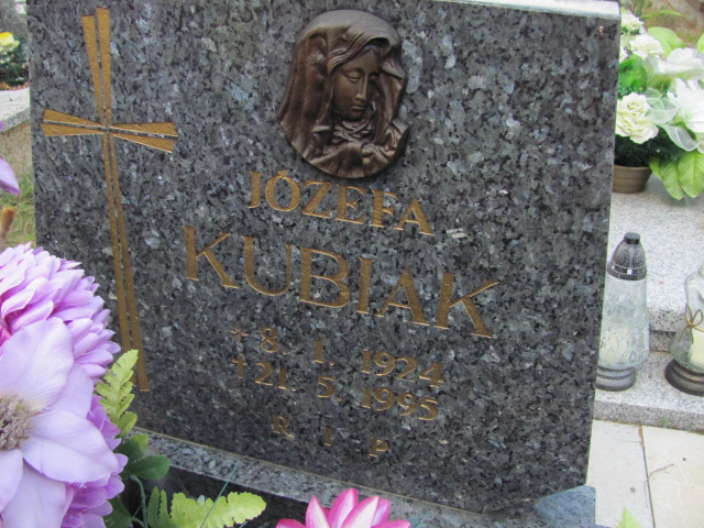 Józefa Kubiak 1924 Kędzierzyn - Koźle - Grobonet - Wyszukiwarka osób pochowanych