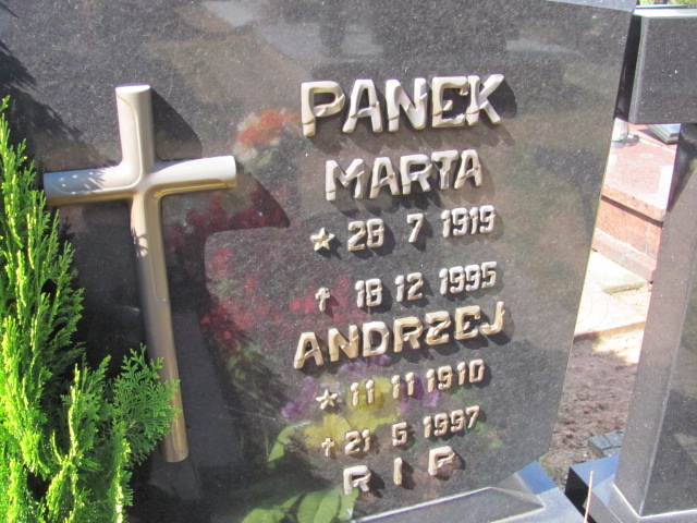 Andrzej Panek 1910 Kędzierzyn - Koźle - Grobonet - Wyszukiwarka osób pochowanych