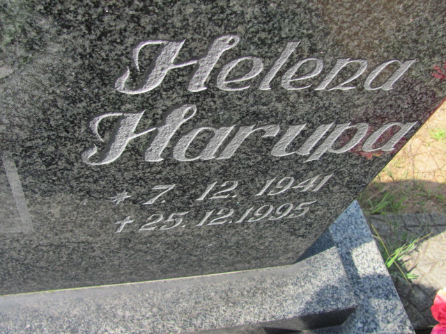 Helena Harupa 1941 Kędzierzyn - Koźle - Grobonet - Wyszukiwarka osób pochowanych