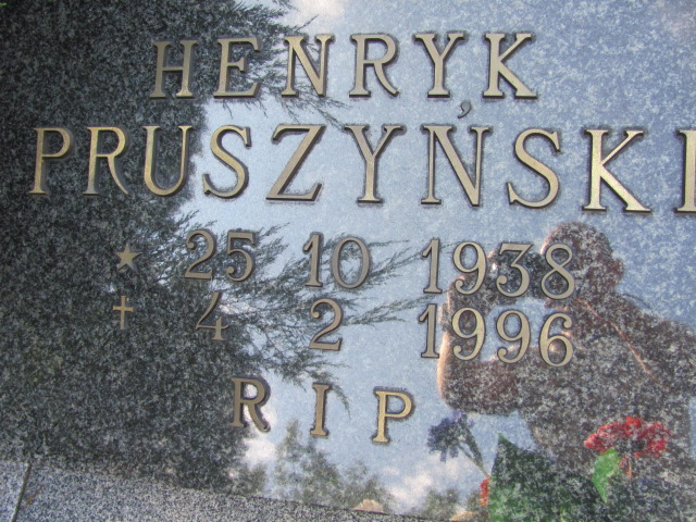 Henryk Pruszyński 1938 Kędzierzyn - Koźle - Grobonet - Wyszukiwarka osób pochowanych