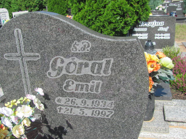 Emil Góral 1934 Kędzierzyn - Koźle - Grobonet - Wyszukiwarka osób pochowanych