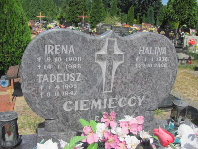 Tadeusz Ciemiecki 1905 Kędzierzyn - Koźle - Grobonet - Wyszukiwarka osób pochowanych