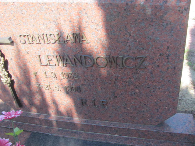 Stanisława Lewandowicz 1932 Kędzierzyn - Koźle - Grobonet - Wyszukiwarka osób pochowanych