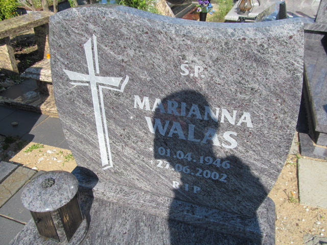 Marianna Walas 1946 Kędzierzyn - Koźle - Grobonet - Wyszukiwarka osób pochowanych