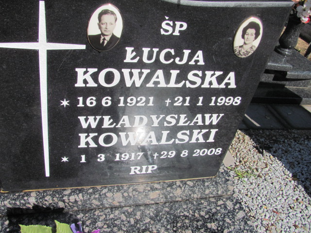 Łucja Kowalska 1921 Kędzierzyn - Koźle - Grobonet - Wyszukiwarka osób pochowanych