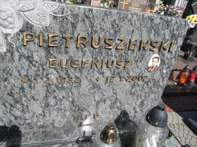 Eugeniusz Pietruszewski 1932 Kędzierzyn - Koźle - Grobonet - Wyszukiwarka osób pochowanych