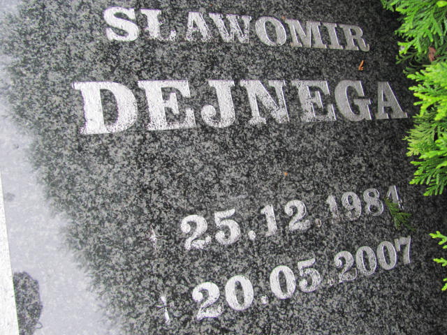 Sławomir Dejnega 1984 Kędzierzyn - Koźle - Grobonet - Wyszukiwarka osób pochowanych