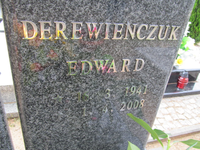 Edward Derewieńczuk 1941 Kędzierzyn - Koźle - Grobonet - Wyszukiwarka osób pochowanych