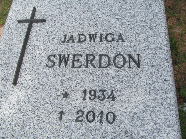 Jadwiga Swerdon 1934 Kędzierzyn - Koźle - Grobonet - Wyszukiwarka osób pochowanych