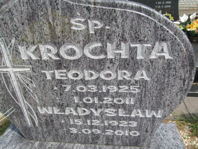 Władysław Krochta 1923 Kędzierzyn - Koźle - Grobonet - Wyszukiwarka osób pochowanych