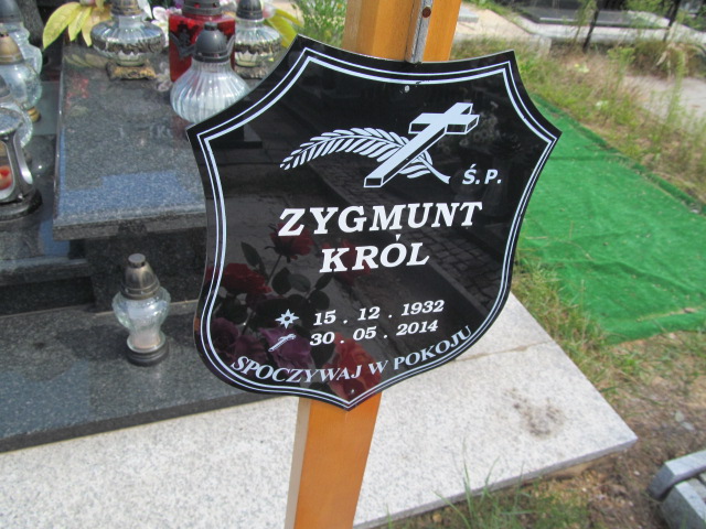 Zygmunt Król 1932 Kędzierzyn - Koźle - Grobonet - Wyszukiwarka osób pochowanych