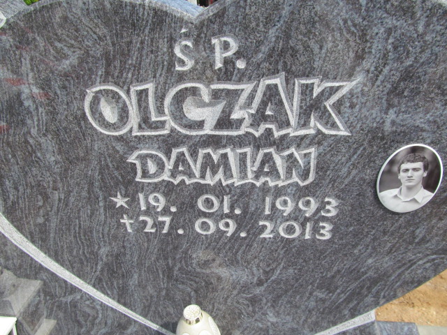 Damian Olczak 1993 Kędzierzyn - Koźle - Grobonet - Wyszukiwarka osób pochowanych
