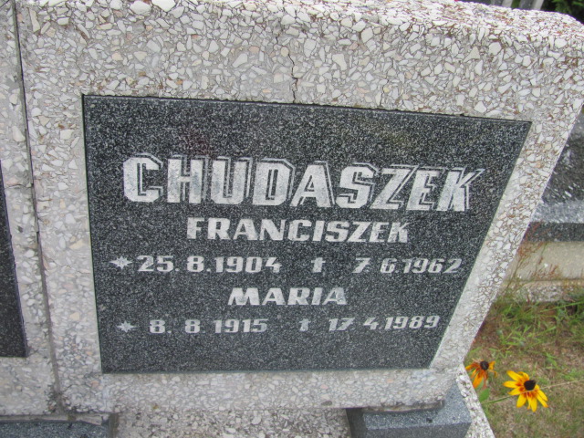 Franciszek Chudaszek 1904 Kędzierzyn - Koźle - Grobonet - Wyszukiwarka osób pochowanych