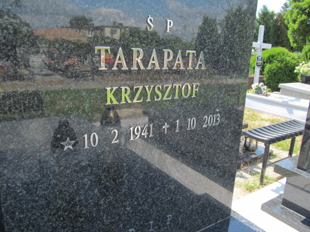 Krzysztof Tarapata 1941 Kędzierzyn - Koźle - Grobonet - Wyszukiwarka osób pochowanych