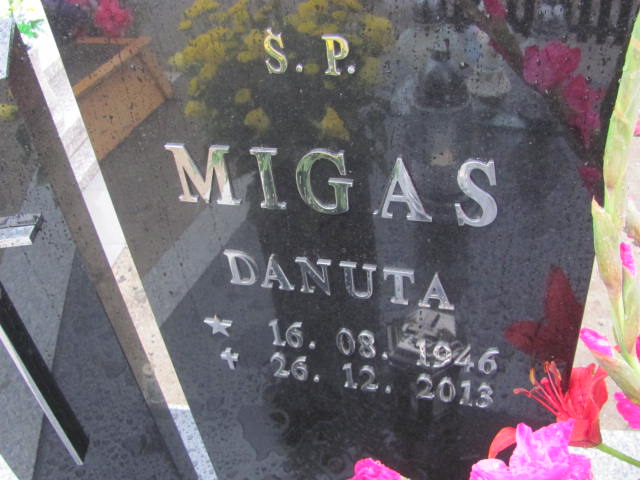 Danuta Migas 1946 Kędzierzyn - Koźle - Grobonet - Wyszukiwarka osób pochowanych