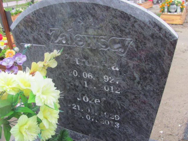 Józef Zalewski 1929 Kędzierzyn - Koźle - Grobonet - Wyszukiwarka osób pochowanych