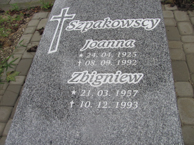 Joanna Szpakowska 1925 Kędzierzyn - Koźle - Grobonet - Wyszukiwarka osób pochowanych