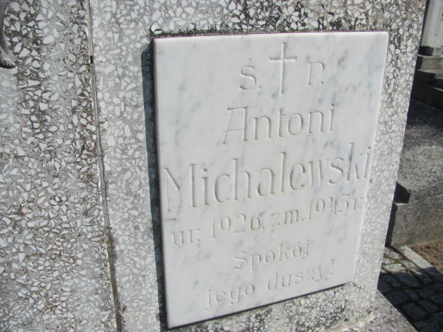 Antoni Michalewski 1925 Kędzierzyn - Koźle - Grobonet - Wyszukiwarka osób pochowanych