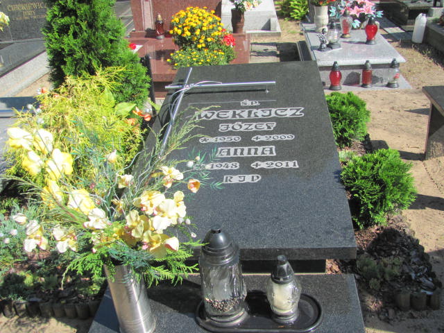 Grób Andrzej Weklicz