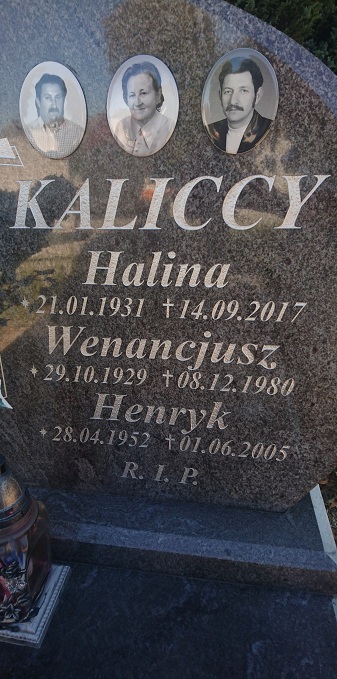 Grób Henryk Kalicki